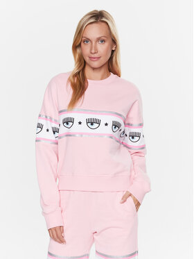 Chiara Ferragni Chiara Ferragni Džemperis 74CBIF02 Rožinė Regular Fit