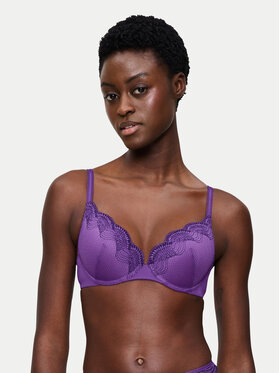 Triumph Triumph Biustonosz push-up Comfort Glam 10224965 Fioletowy