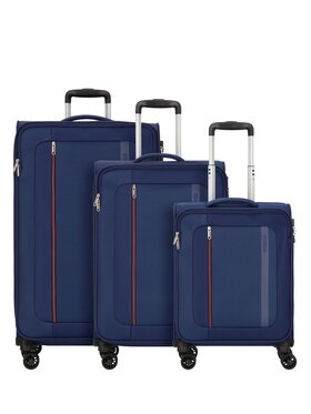 American Tourister American Tourister Komplet walizek 318128 Błękitny