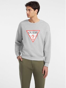 Guess Jeans Guess Jeans Bluza 165579 Szary Classic Fit