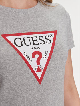 Guess T-shirt W1YI1 BI3Z14 Siva Slim Fit