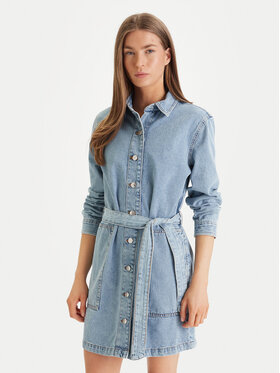 Calvin Klein Jeans Calvin Klein Jeans Φόρεμα τζιν LV047F671G Μπλε Regular Fit