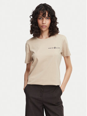 Beverly Hills Polo Club Beverly Hills Polo Club Tričko P-SS26W-TS085 Béžová Regular Fit