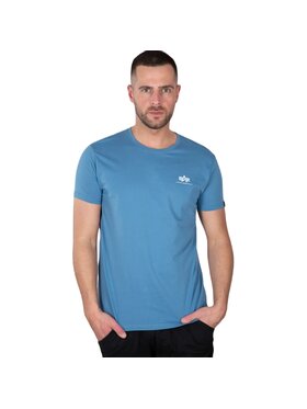Alpha Industries Alpha Industries T-Shirt AI.188505-538 Niebieski Basic Fit