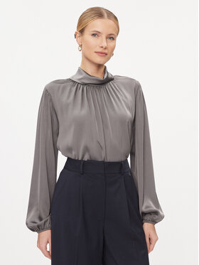 Dixie Dixie Bluse C239Z013A Grau Loose Fit