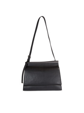 Calvin Klein Calvin Klein Handtasche Metal Edge Shldr Bag Md W/ Flap K60K611171 Schwarz