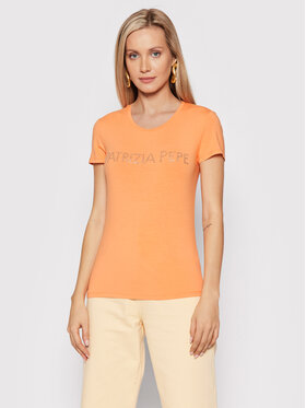 Patrizia Pepe Patrizia Pepe T-Shirt 8M1419/J013-R744 Pomarańczowy Regular Fit