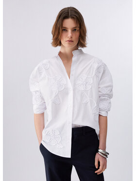 Liu Jo Liu Jo Koszula CA6170T039A11111 Biały Loose Fit