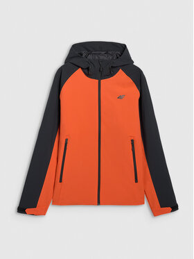 4F 4F Kurtka przejściowa MIDSHOP TEXTILE Pomarańczowy Regular Fit