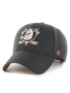 47 Brand 47 Brand Șapcă NHL Anaheim Ducks Ballpark Snap 47 MVP H-BLPMS25WBP Negru