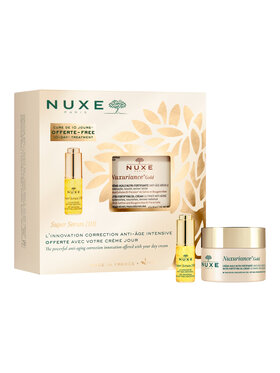 Nuxe Nuxe Nuxuriance Gold (Ultraodżywczy olejkowy krem do twarzy 50ml + Super Serum [10] 5ml GRATIS) Zestaw