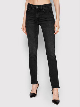 7 For All Mankind 7 For All Mankind Jeansy Roxanne JSWXC320LB Czarny Slim Fit