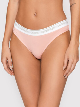 Calvin Klein Underwear Calvin Klein Underwear Stringi 000QF5733E Różowy