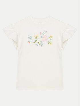 Gap Gap Ежедневна рокля 738639-00 Бял Relaxed Fit