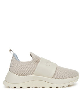 Calvin Klein Calvin Klein Sneakers Runner Slip On - He Nappa HW0HW02415 Écru
