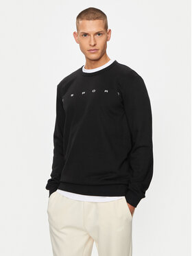 4F 4F Sweatshirt 4FWSS24TSWSM1009 Schwarz Regular Fit