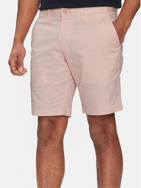 Tommy Hilfiger Tommy Hilfiger Pantalon scurți din material Brooklyn MW0MW23563 Roz Regular Fit
