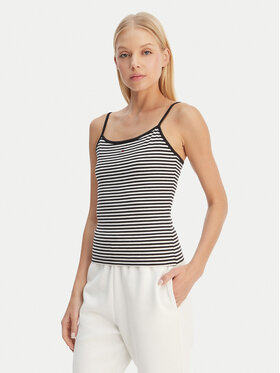 Tommy Jeans Tommy Jeans Felső Essential DW0DW20675 Fekete Slim Fit