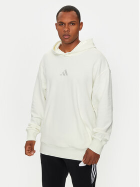 adidas adidas Majica dugih rukava ALL SZN French Terry IY4154 Bijela Loose Fit