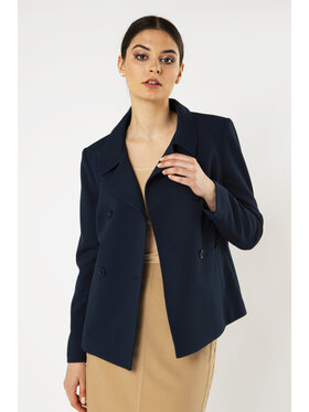 QUIOSQUE QUIOSQUE Marynarka 8OO002 Granatowy Regular Fit