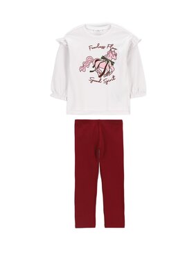 Coccodrillo Coccodrillo Komplet t-shirt i legginsy WC6117414XXG-022 Kolorowy Regular Fit
