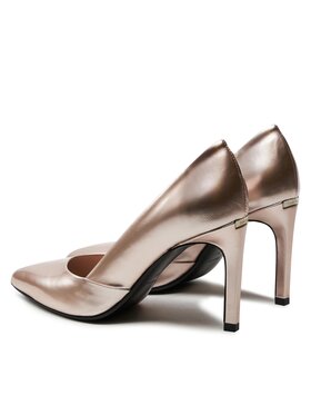 Calvin Klein Štikle Heel Pump 90 Pearl HW0HW02027 Zlatna