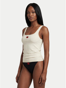 HUGO HUGO Marškinėliai 50557181 Smėlio Regular Fit