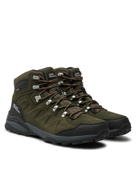 Jack Wolfskin Trekking čevlji Refugio Texapore Mid M 4049841 Khaki