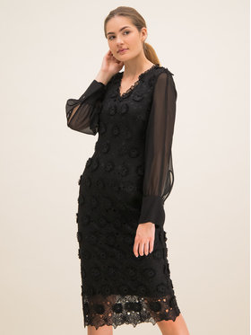 Laurèl Laurèl Φόρεμα κοκτέιλ 11001 Μαύρο Regular Fit