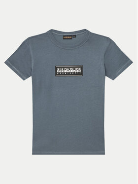 Napapijri Napapijri T-Shirt Chamois NP0A4ILE S Modrá Regular Fit