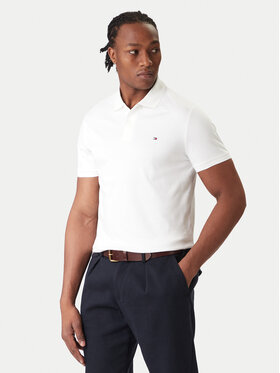 Tommy Hilfiger Tommy Hilfiger Tricou polo Essential MW0MW35585 Alb Regular Fit