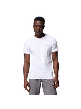 Columbia Columbia T-Shirt Columbia Rapid Ridge Back Graphic Tee II Biały Regular Fit