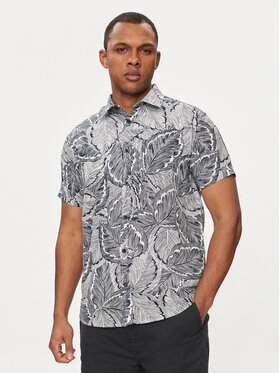 INDICODE INDICODE Camicia Lotan 20-353 Blu scuro Regular Fit