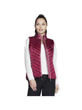 Skechers Skechers Kamizelka Skechers GO Shield Shine Vest Różowy Regular Fit