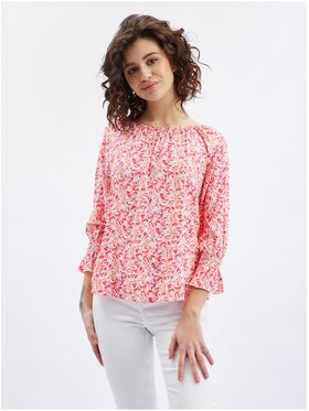Orsay Orsay Bluzka 619143242000__34 Pomarańczowy Regular Fit