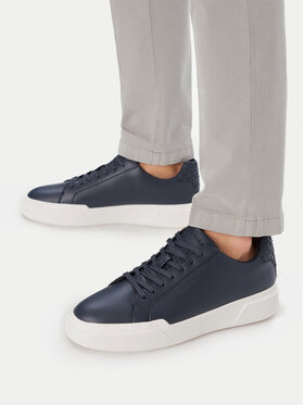 Calvin Klein Calvin Klein Sneakers Chunky Cupsole Laceup Lth Bt Aop HM0HM02070 Bleumarin