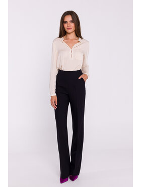 Stylove Stylove Bavlnené nohavice S371 Čierna Ladies Fit
