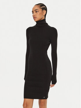 Calvin Klein Jeans Calvin Klein Jeans Rochie tricotată J20J224150 Negru Slim Fit