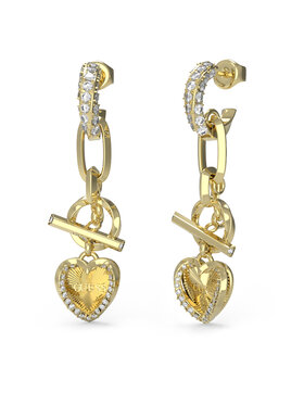 Guess Guess Naušnice JUBE04 600JW Zlatá