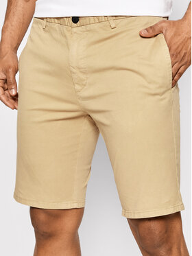 HUGO Hugo Szövet rövidnadrág David222SD 50471182 Bézs Slim Fit