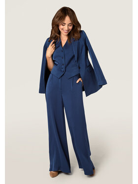 QUIOSQUE QUIOSQUE Marynarka FELICIA BLAZER NAVY Granatowy Regular Fit