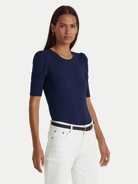 LAUREN RALPH LAUREN LAUREN RALPH LAUREN Bluzka 200902618001 Granatowy Slim Fit