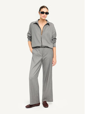 KMX KMX Kurtka bomber 108100017 Szary Loose Fit