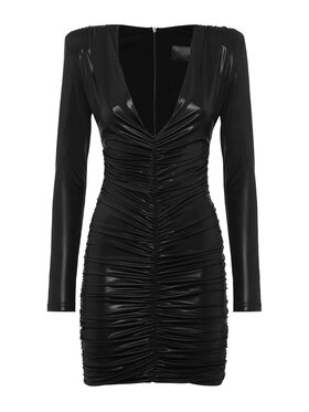PHILIPP PLEIN PHILIPP PLEIN Sukienka koktajlowa 9539 Czarny Fitted Fit