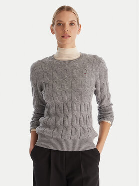 Tommy Hilfiger Tommy Hilfiger Maglione WW0WW43586 Grigio Regular Fit