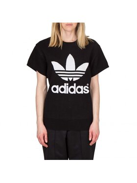 adidas Originals adidas Originals T-Shirt HY SSL KNIT Czarny Regular Fit