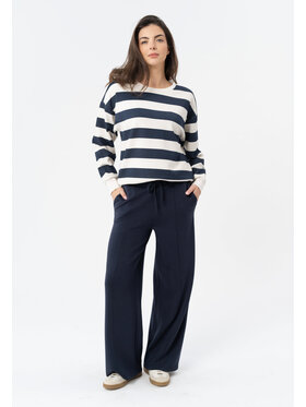 Volcano Volcano Spodnie dresowe N-ERLA Granatowy Comfort Fit