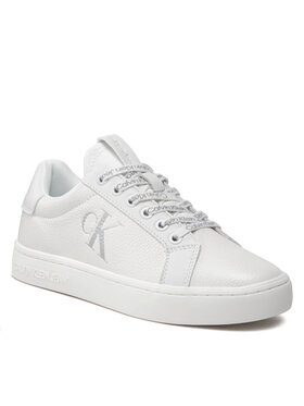 Calvin Klein Jeans Calvin Klein Jeans Αθλητικά Classic Cupsole Laceup Low Tu Lth YW0YW00829 Λευκό