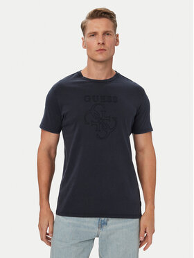 Guess Guess Tricou M6YI54 K4610 Bleumarin Regular Fit