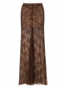 Magda Matyja Magda Matyja Spódnica Borneo Skirt Brązowy Slim Fit
